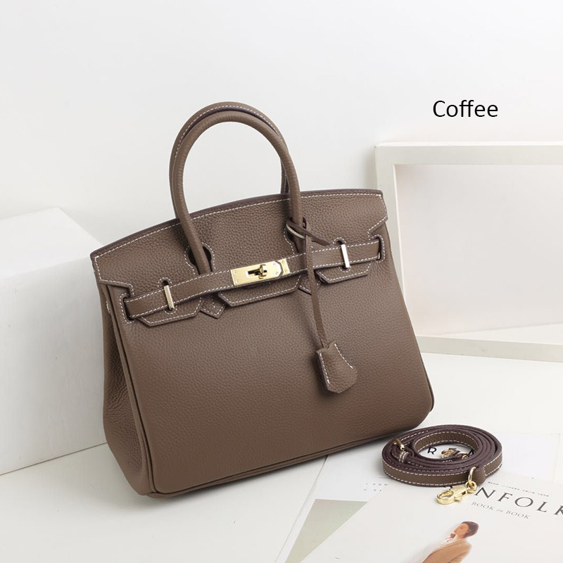 30cm Womens Padlock Top Handle Bag LH1946M_21 Colors