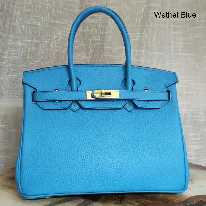 30cm Womens Padlock Top Handle Bag LH1946M_21 Colors