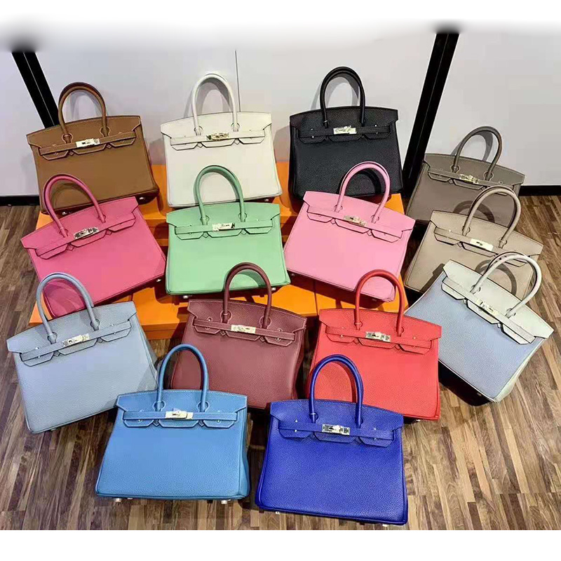 30cm Womens Padlock Top Handle Bag LH1946M_21 Colors