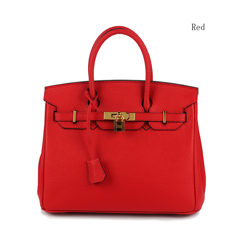 30cm Womens Padlock Top Handle Bag LH1946M_21 Colors