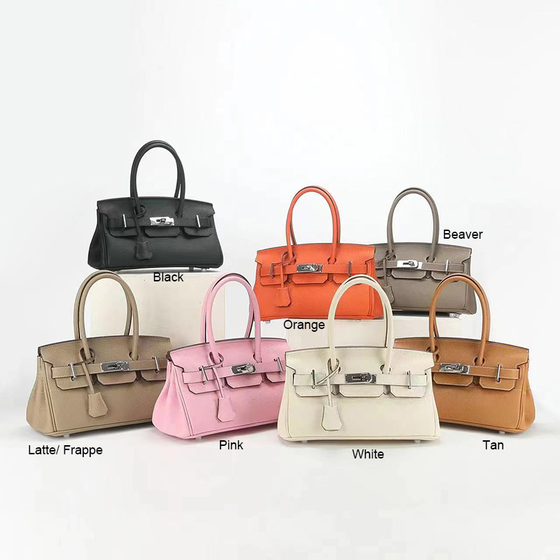 35 Large Genuine Leather Tote Bag Padlock Tote LH3033L_5 Colors