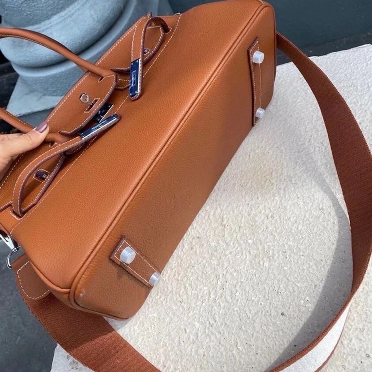 35 Large Genuine Leather Tote Bag Padlock Tote LH3033L_5 Colors