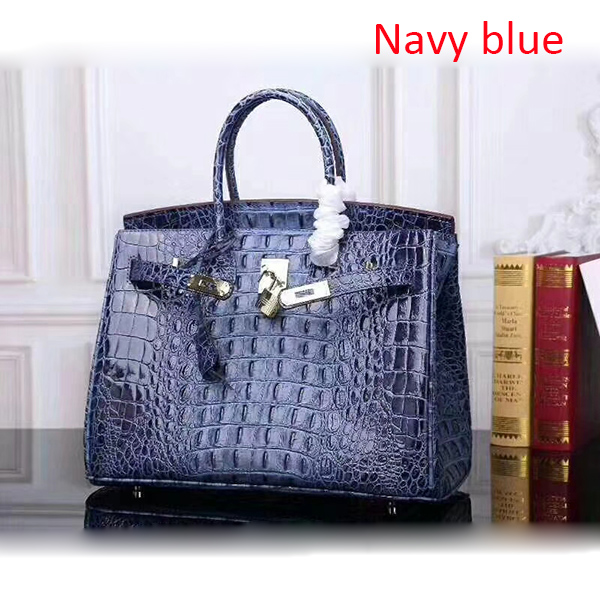 35cm Crocodile Embossed Leather Tote LH1633L_10 Colors