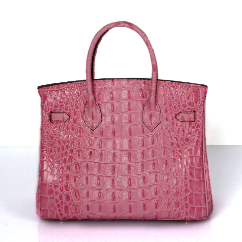 35cm Crocodile Embossed Leather Tote LH1633L_10 Colors