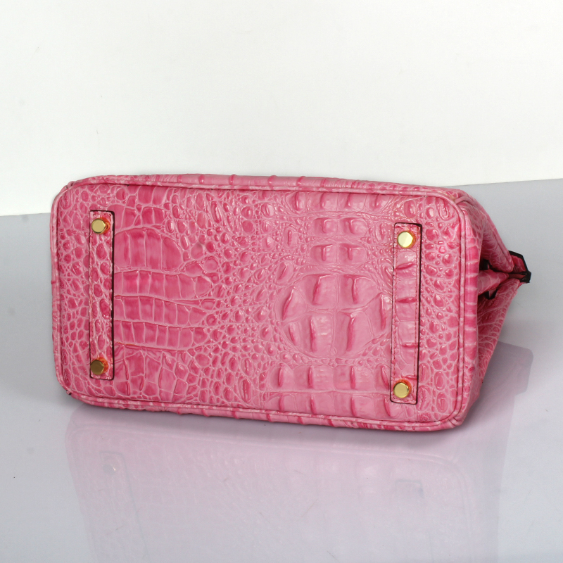 35cm Crocodile Embossed Leather Tote LH1633L_10 Colors
