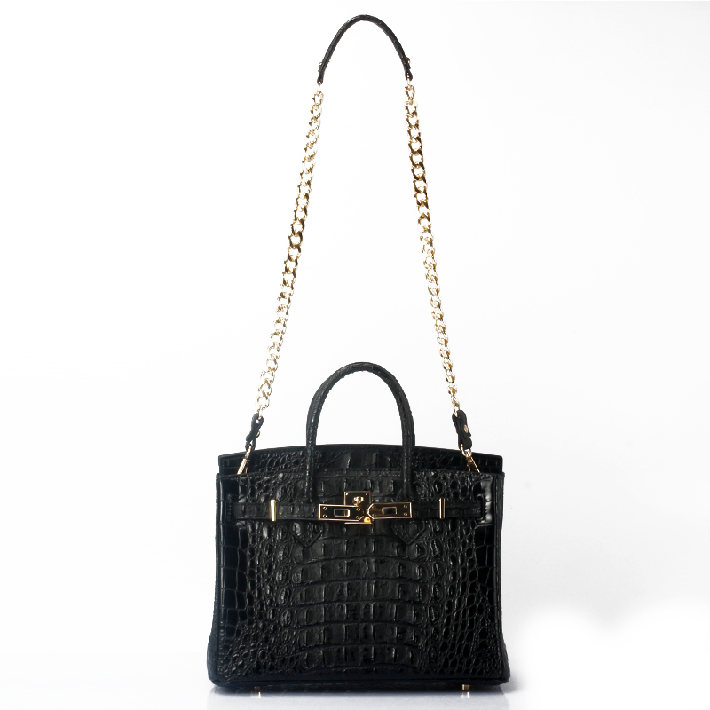 35cm Crocodile Embossed Leather Tote LH1633L_10 Colors