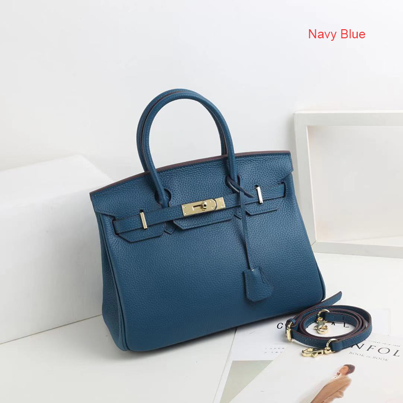 35cm Womens Padlock Top Handle Bag LH1946L_21 Colors