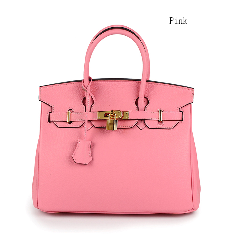 35cm Womens Padlock Top Handle Bag LH1946L_21 Colors