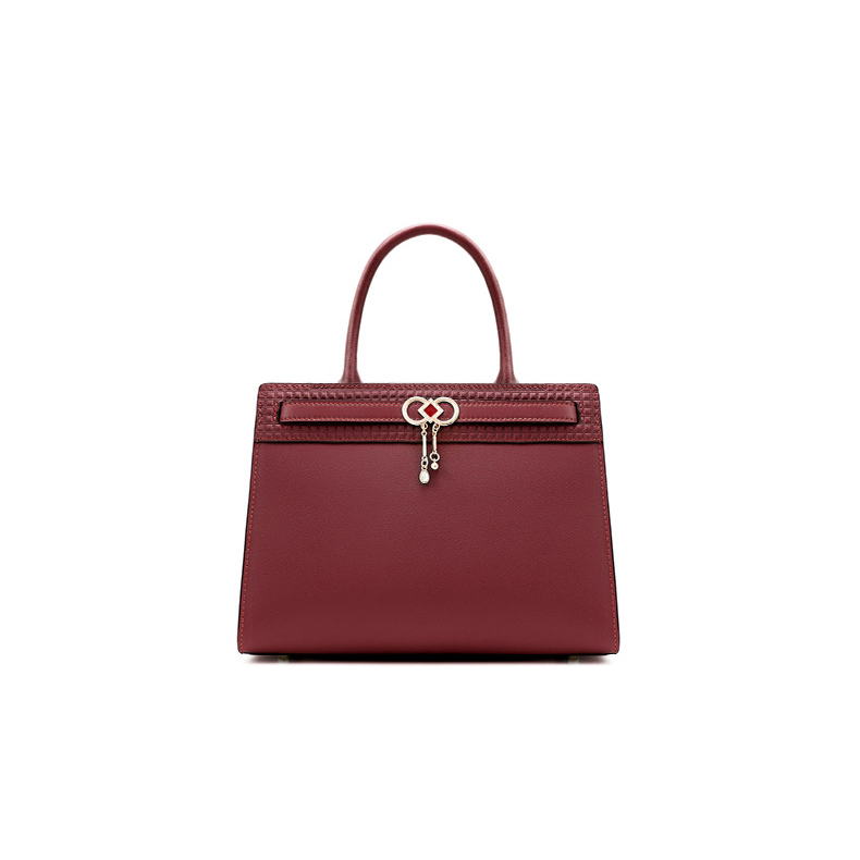 Belt Real Leather Satchel Bag Women Purse LH3579_4 Colors