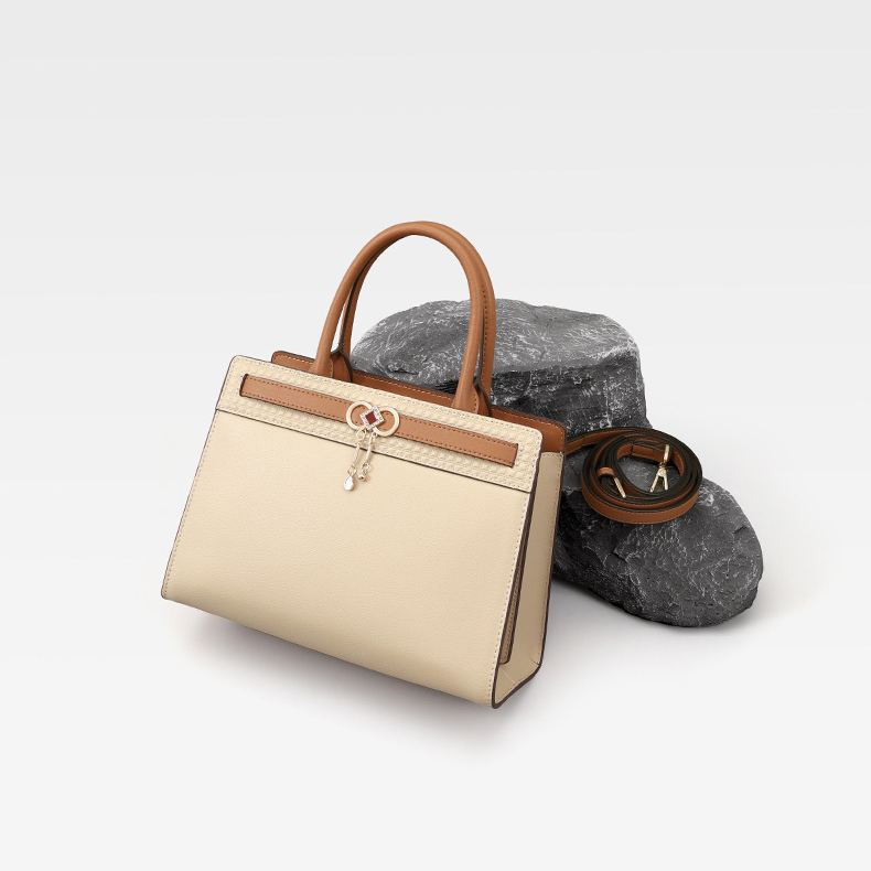 Belt Real Leather Satchel Bag Women Purse LH3579_4 Colors