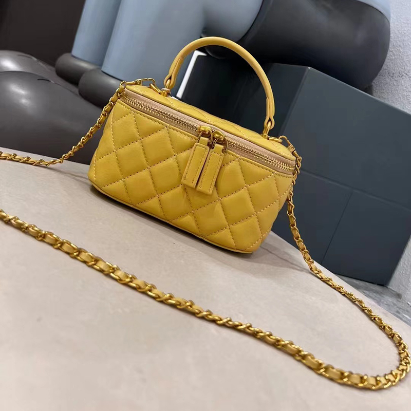 Big Quilt Leather Tote Bag Top Handle Purse LH3357L_4 Colors