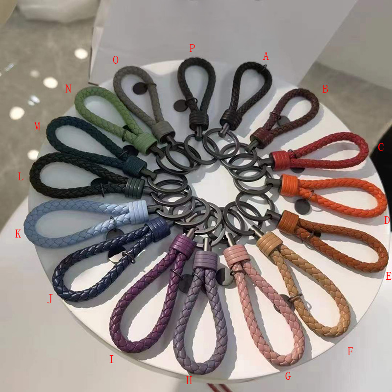 Braid Leather Keychain Accessories LH3252