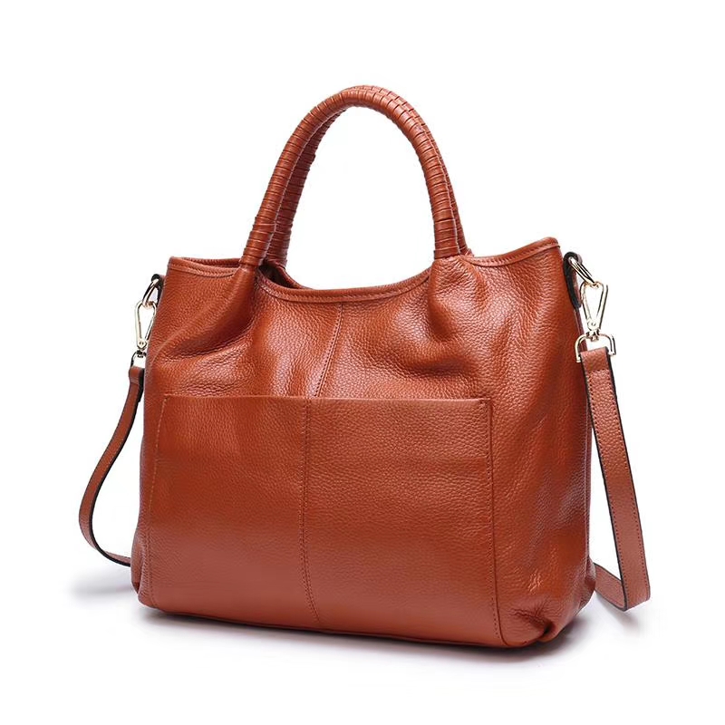 Capacity Women Leather Tote Handbag LH2915_7 Colors