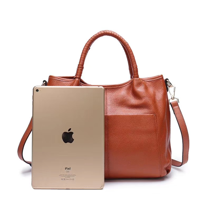 Capacity Women Leather Tote Handbag LH2915_7 Colors