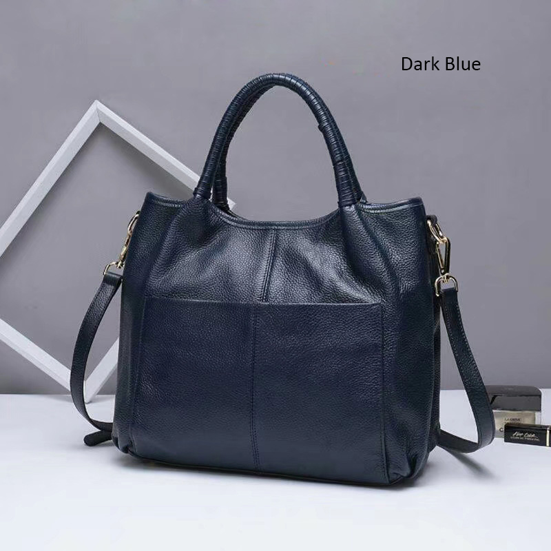 Capacity Women Leather Tote Handbag LH2915_7 Colors