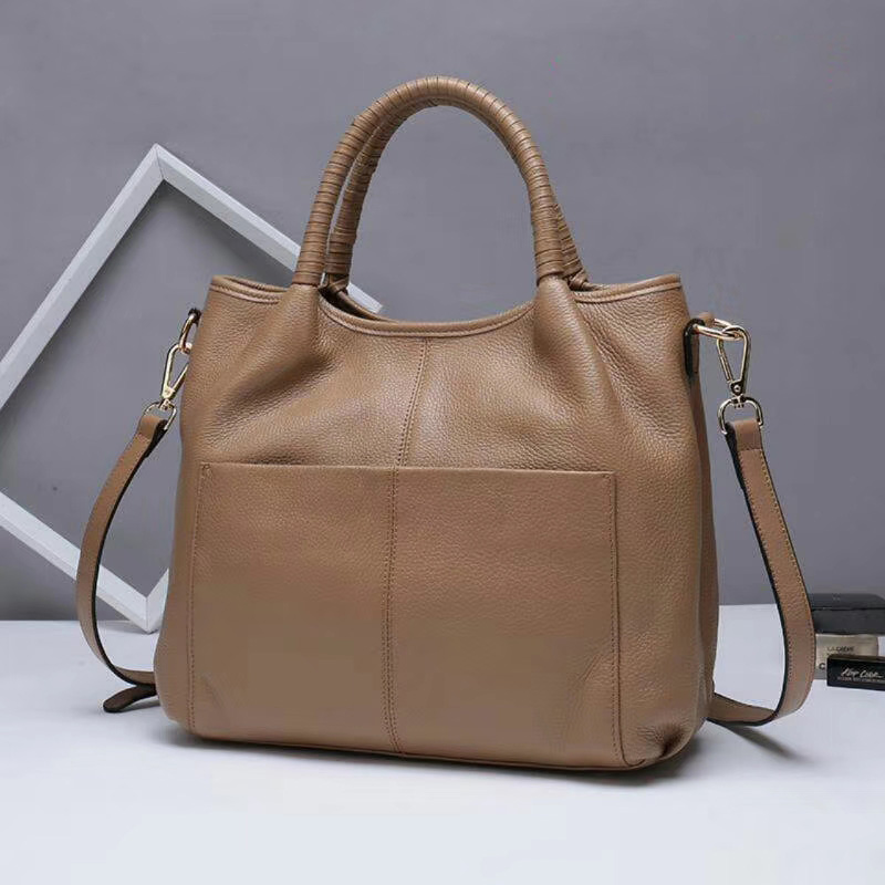 Capacity Women Leather Tote Handbag LH2915_7 Colors