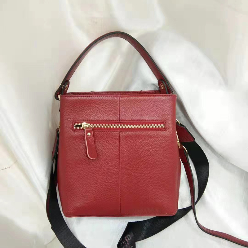 Crocodile Effect Leather Barrel Bag LH2925_4 Colors