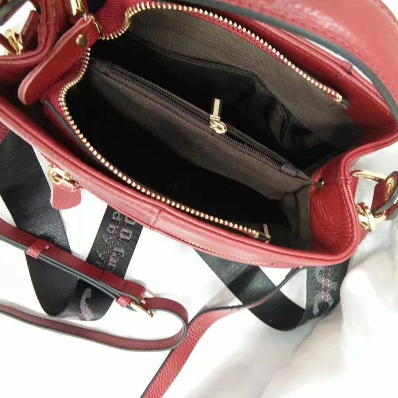 Crocodile Effect Leather Barrel Bag LH2925_4 Colors