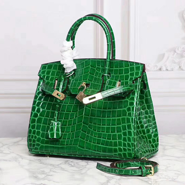 Crocodile Pattern Leather Tote LH1632M_4 Colors