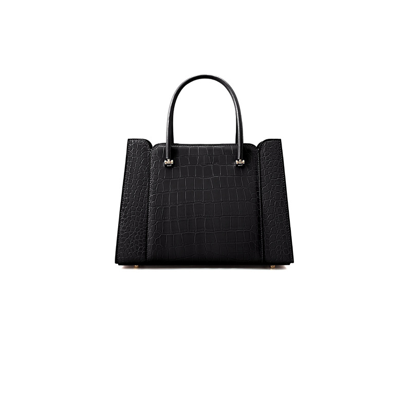 Crocodile Pattern Real Leather Bag Ladies Handbags LH3584_3 Colors