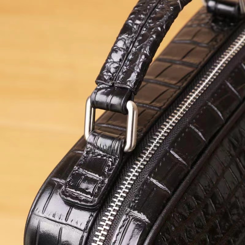 Crocodile Pattern Real Leather Bag Mens Purse LH3423