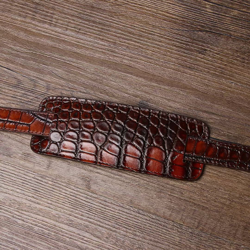 Crocodile Pattern Real Leather Luggage bag Travelling Bag Weekend Bag LH3649