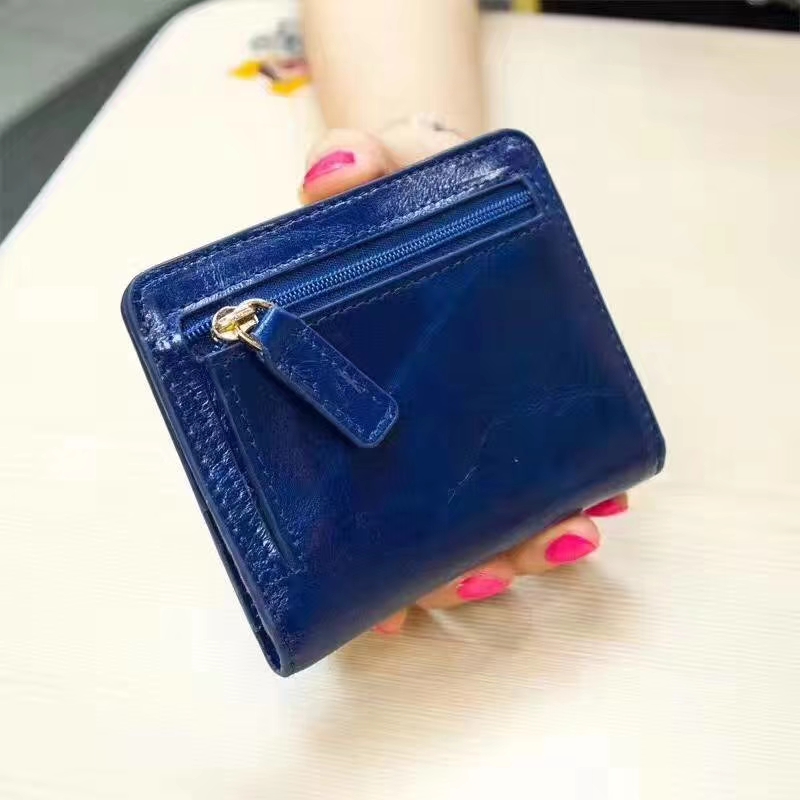 Distress Short Wallet LH1634_5 Colors
