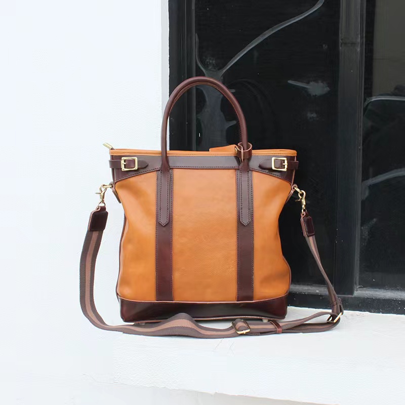 Distressed Leather Womens Leather Crossbody Fashion Tote Bag LH3536_3 Colors