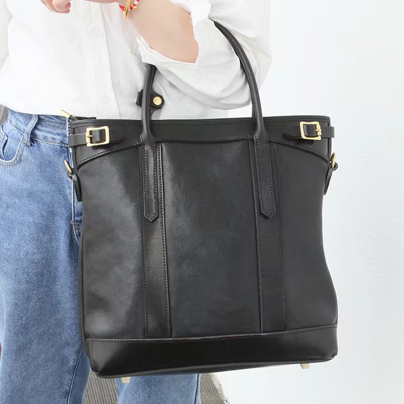 Distressed Leather Womens Leather Crossbody Fashion Tote Bag LH3536_3 Colors