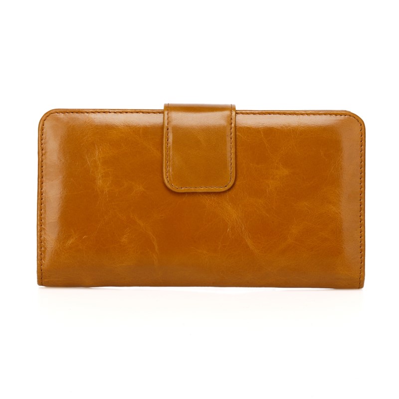 Dorian Green Distress Leather Wallet LH1086