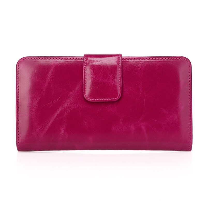 Dorian Green Distress Leather Wallet LH1086