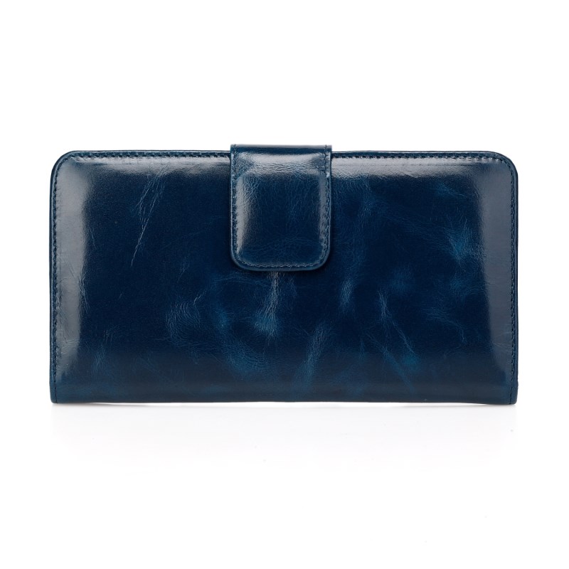 Dorian Green Distress Leather Wallet LH1086