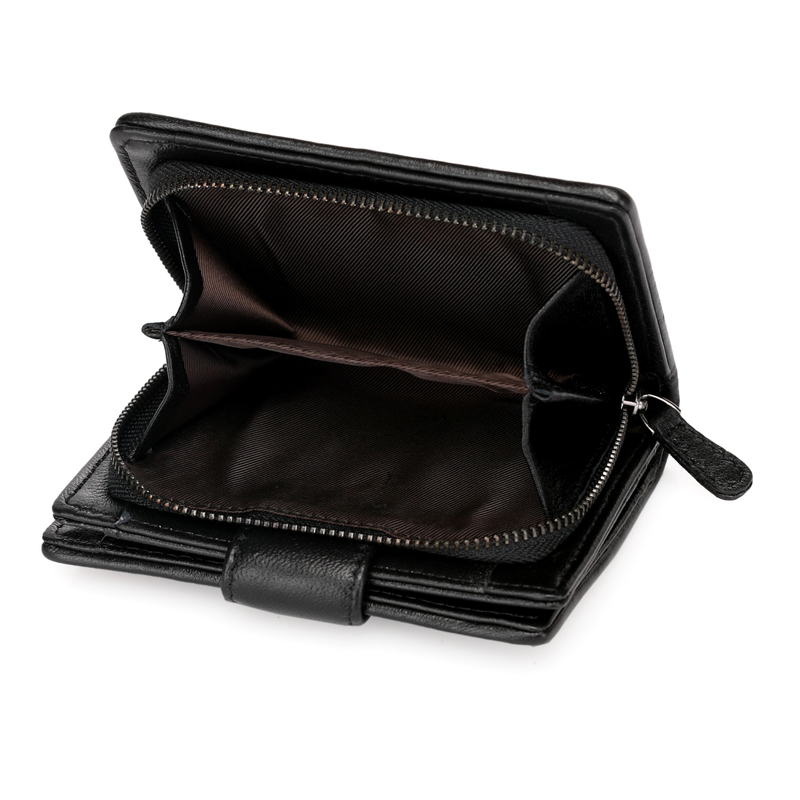 Felix Black Leather Wallets LH1301