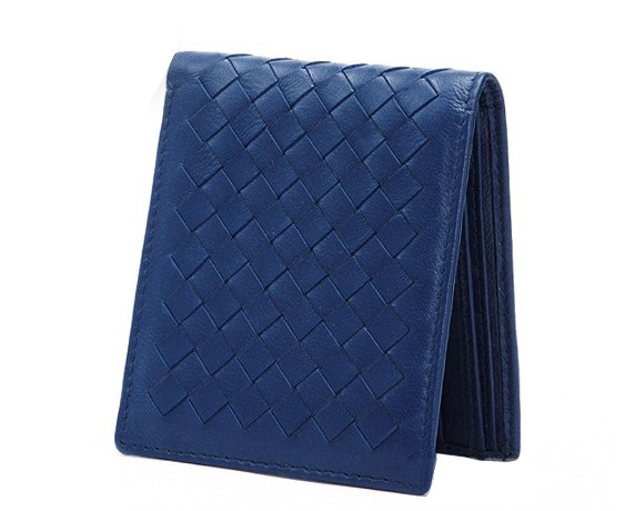 Jenna Dark Blue Leather Wallet LH849