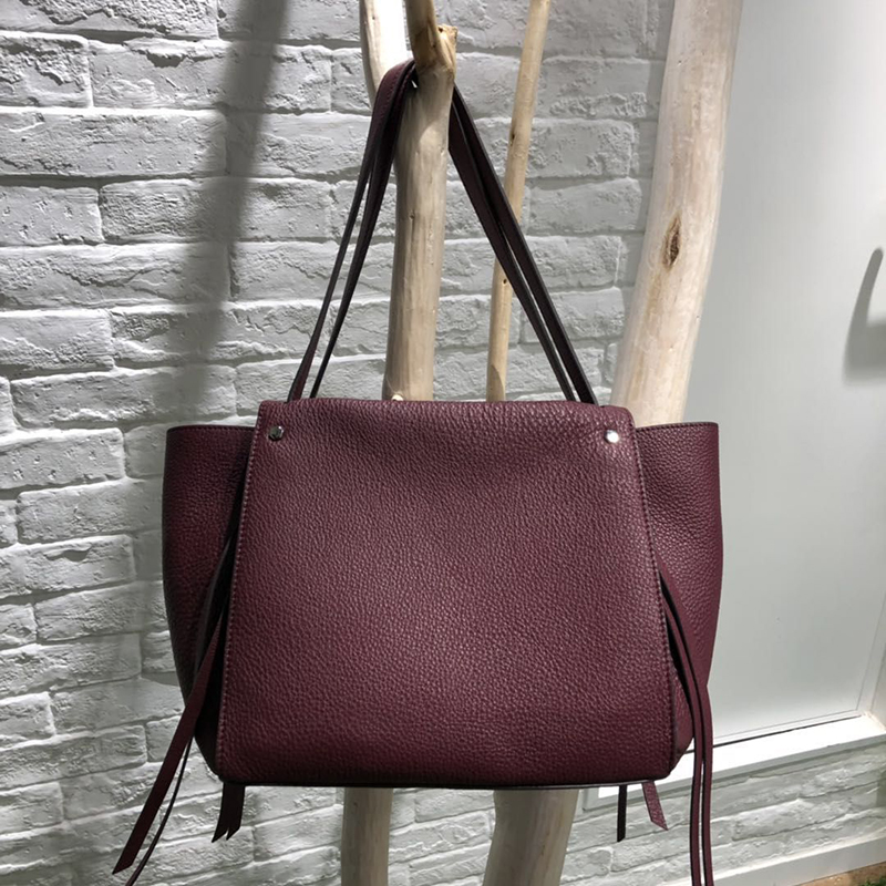 Large Leather Tote Shoulder Handbags Tassels Ladies Purse LH2720_5 Colors