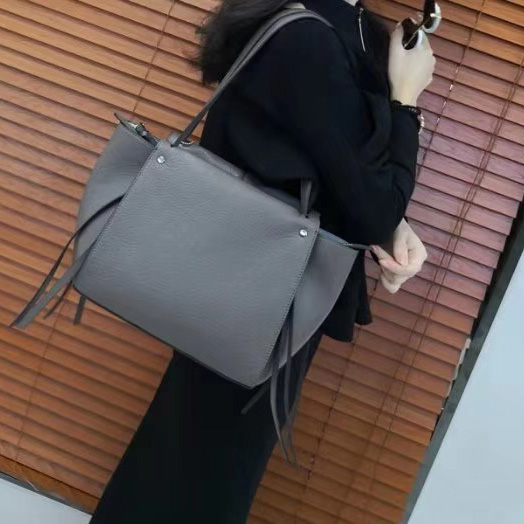 Large Leather Tote Shoulder Handbags Tassels Ladies Purse LH2720_5 Colors