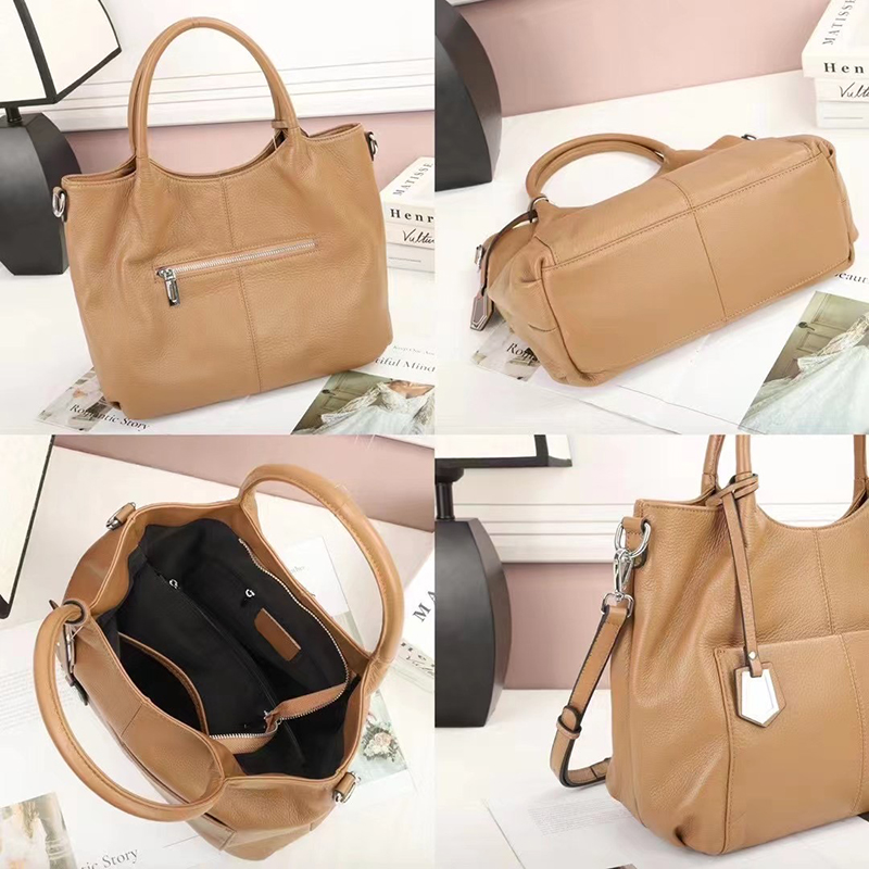 Large Practical Leather Tote Bag Ladies Handbags LH3624_6 Colors