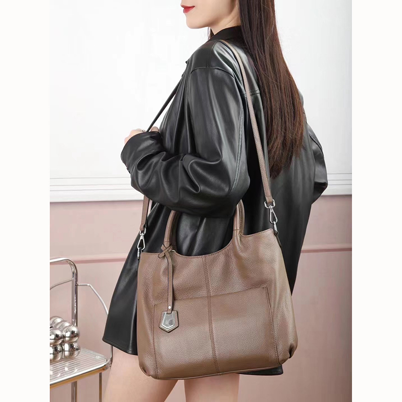 Large Practical Leather Tote Bag Ladies Handbags LH3624_6 Colors