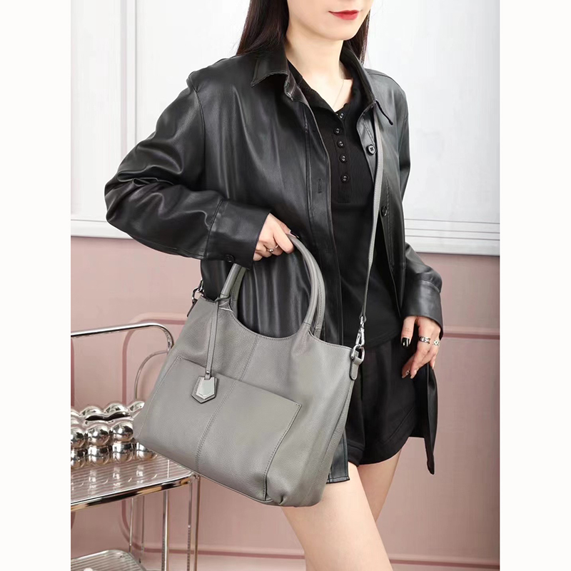 Large Practical Leather Tote Bag Ladies Handbags LH3624_6 Colors