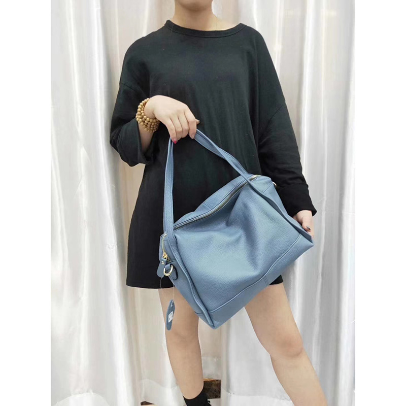 Large Supple Leather Tote Bag for Women LH2908_5 Colors