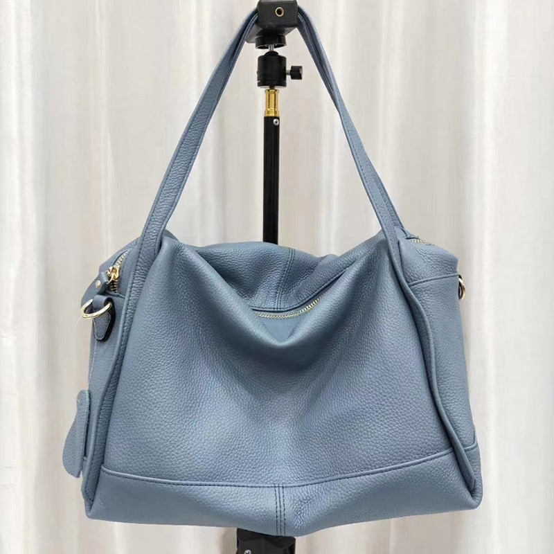 Large Supple Leather Tote Bag for Women LH2908_5 Colors
