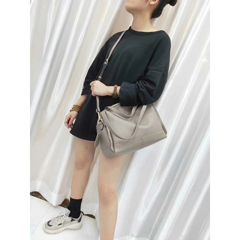 Large Supple Leather Tote Bag for Women LH2908_5 Colors