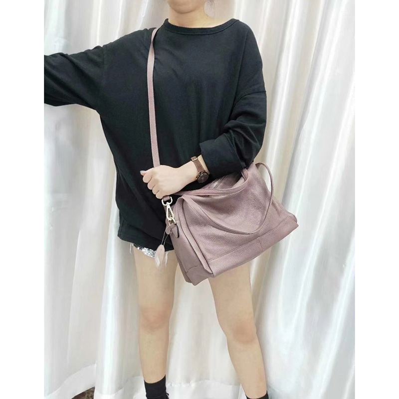 Large Supple Leather Tote Bag for Women LH2908_5 Colors