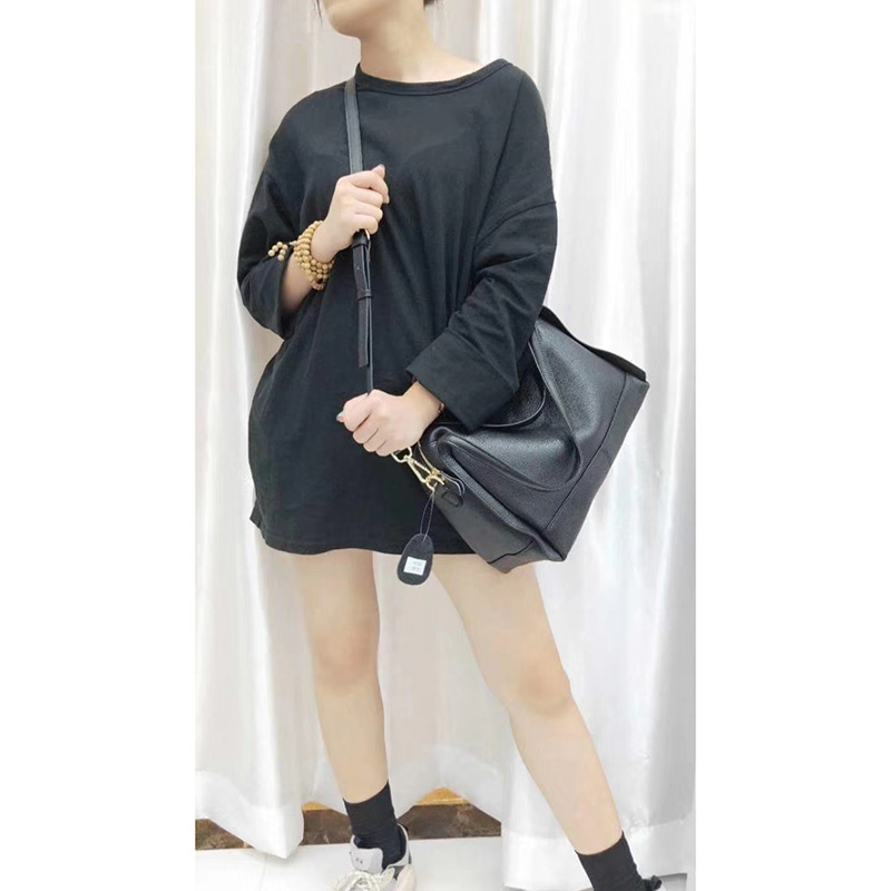Large Supple Leather Tote Bag for Women LH2908_5 Colors