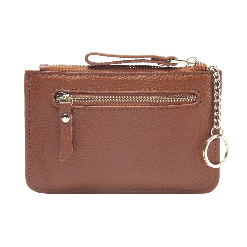 Leather Coin Purse Card Holder Key Chain Bag LH2778_3 Colors