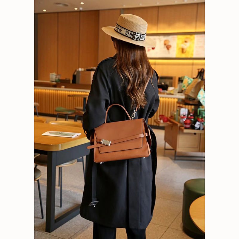 Luxury Womens Leather Satchel Bag LH3614_4 Colors