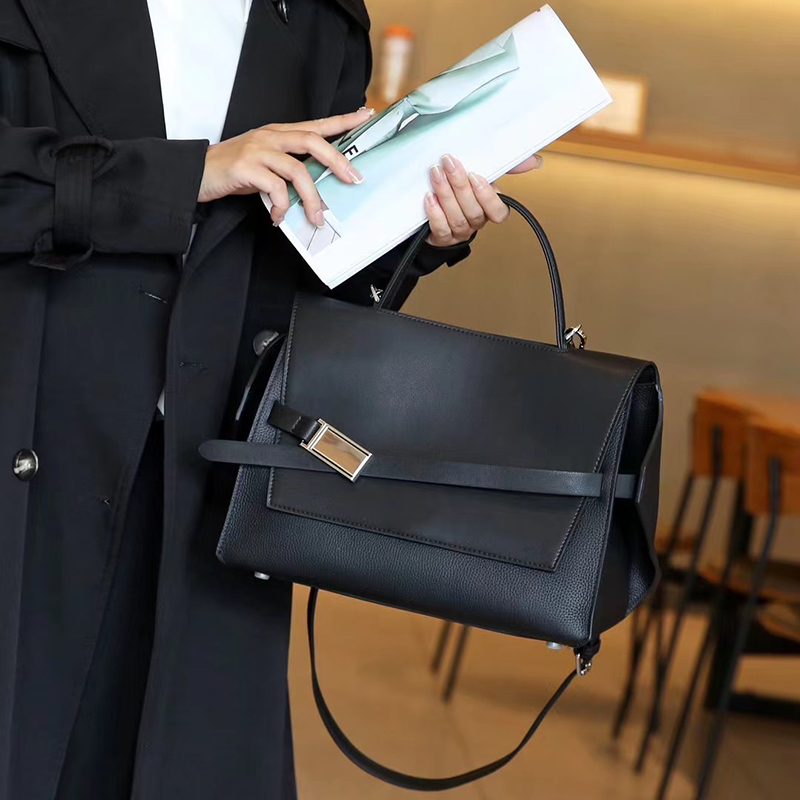 Luxury Womens Leather Satchel Bag LH3614_4 Colors