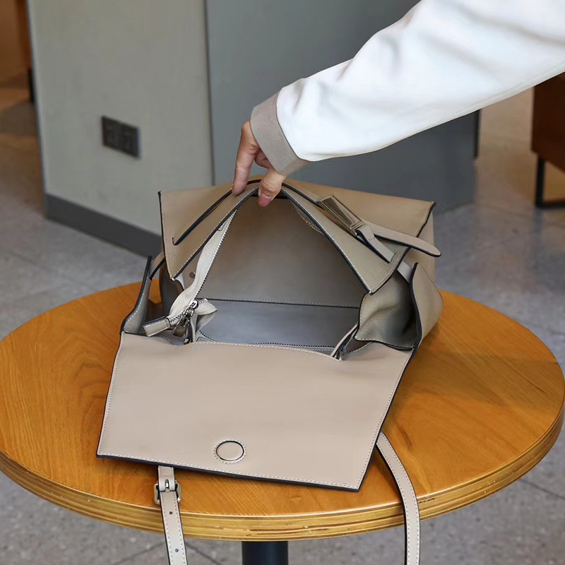 Luxury Womens Leather Satchel Bag LH3614_4 Colors