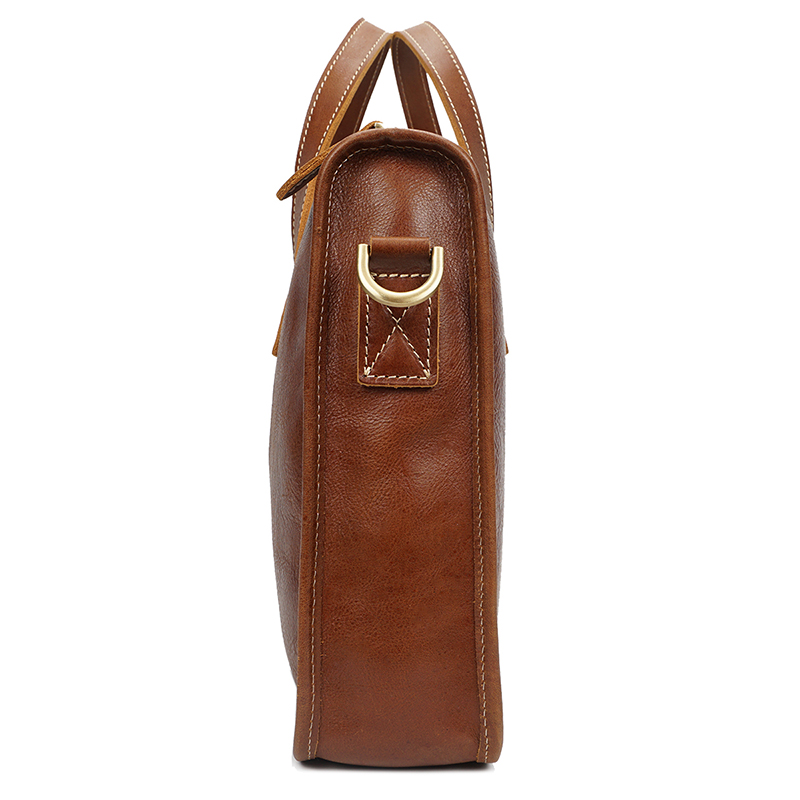 Mens Leather Laptop Courier Bag Briefcase LH2587 leather tote bags for work dispatch passenger message etc carrier pack