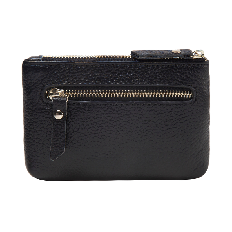 Muti Zipper Leather Coin Purse Wallet Bag LH2777_4 Colors